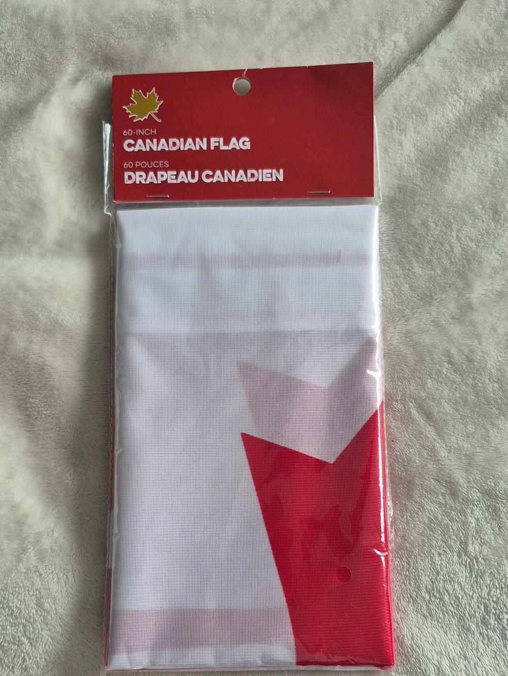 Canadian Flag Decorative Banner - Red & White